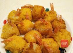 黄金炸虾球(马苏里拉芝士版)的做法图解12