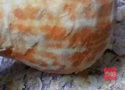 Illustration of how to make pumpkin cake 1