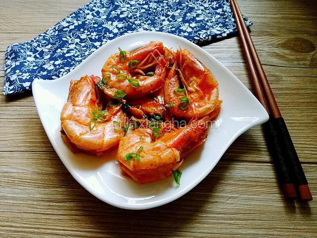 红烧海捕虾