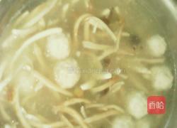 圆子茶树菇汤的做法图解6