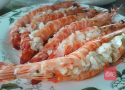 蒜茸蒸开边虾的做法图解8