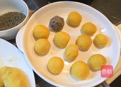 油炸版甜甜圈和南瓜芝麻小丸子的做法图解2
