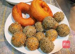 油炸版甜甜圈和南瓜芝麻小丸子的做法图解9