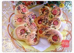 火腿芝麻面包的做法图解15