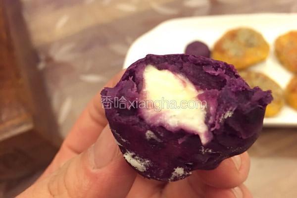 紫薯小丸子和南瓜煎饼