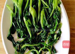 香菇扒油菜的做法图解6
