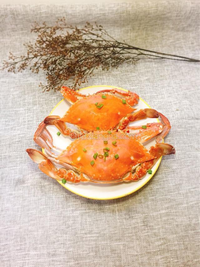 水煮白蟹