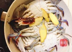 水煮白蟹的做法图解3