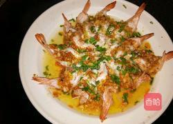 辣味蒜蓉蒸虾的做法图解4