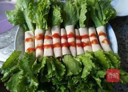 生菜豆皮卷的做法图解5