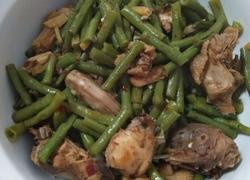 鸡肉焖豆角