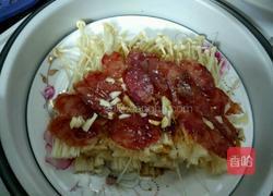 金针菇蒸腊肠的做法图解6