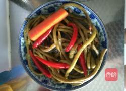 清炒酸豇豆的做法图解1