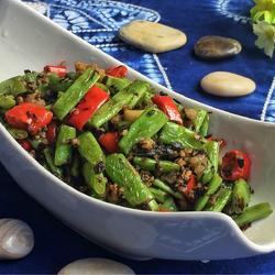 榄菜肉末四季豆的做法[图]