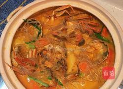 香辣蟹粉丝煲的做法图解8