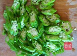 秋葵炒鸡蛋的做法图解9