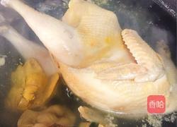 光花菜炖鸡的做法图解3
