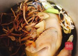 光花菜炖鸡的做法图解4