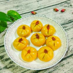 南瓜饼（豆沙馅）的做法[图]