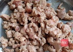 简易版酸豆角炒肉沫的做法图解3