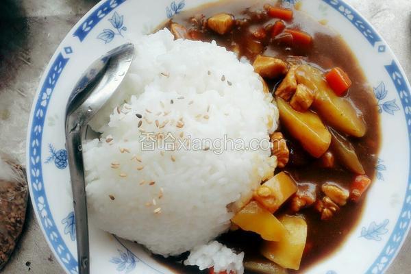 咖喱鸡肉饭