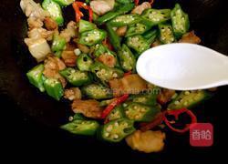 辣炒秋葵的做法图解7