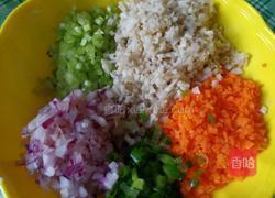 五彩肉饼的做法图解2