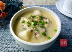 山药炖鱼汤的做法图解8