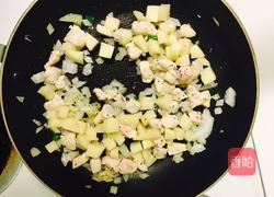 鸡肉蔬菜咖喱盒子的做法图解4