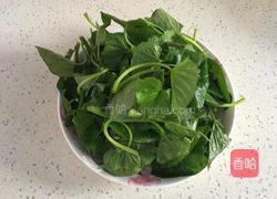 蒜蓉红薯叶的做法图解1