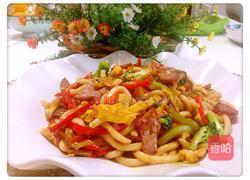 炒乌冬面的做法图解11