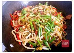 炒乌冬面的做法图解10