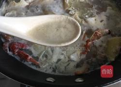 娃娃菜煮螃蟹的做法图解8