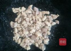 简易版酸豆角炒肉沫的做法图解3
