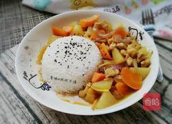 咖喱鸡肉饭的做法图解1