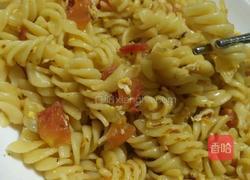 中式西红柿鸡蛋炒螺丝面的做法图解9