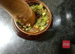 皮蛋擂花生青椒的做法图解10