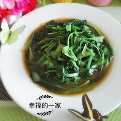 减肥谱--蚝油青菜的做法[图]