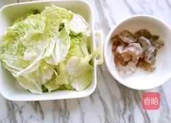 白菜粉丝烩虾仁的做法图解3