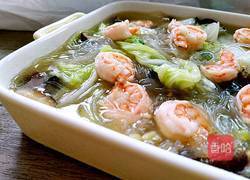 白菜粉丝烩虾仁的做法图解16