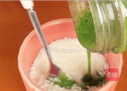 青菜香菇米糊的做法图解4