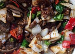 白菜梗炒猪肝的做法图解12