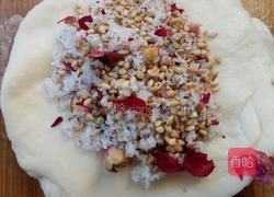 芝麻玫瑰花糖饼的做法图解4