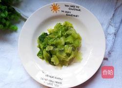 水煮耗油生菜的做法图解6