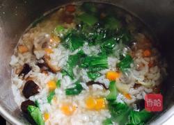 虾皮时蔬白米粥的做法图解8