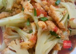 茄汁菜花的做法图解4