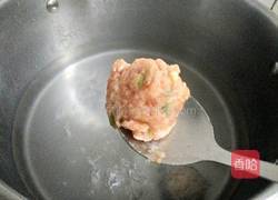 油菜粉丝肉丸汤的做法图解7