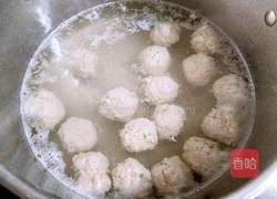 油菜粉丝肉丸汤的做法图解8