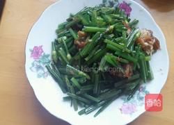 韭苔炒咸肉的做法图解5