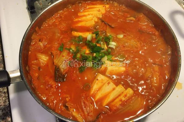 韩式泡菜汤（김치찌개）